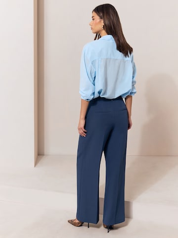 Lipsy Wide Leg Hose in Blau