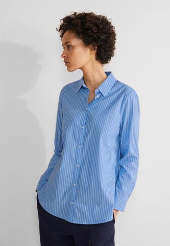 STREET ONE Blouse in Blue: front