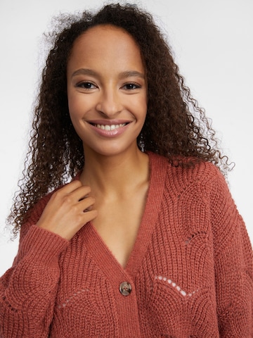 Orsay Strickjacke in Braun