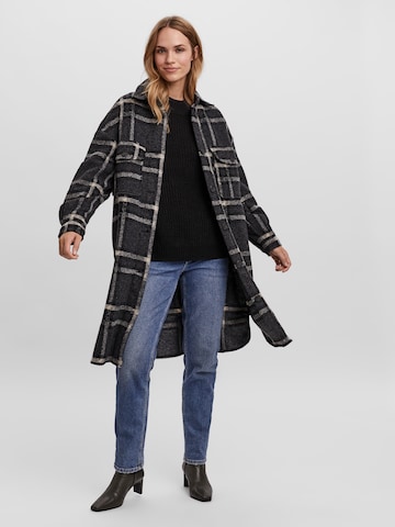 VERO MODA Between-Seasons Coat 'VMChrissie' in Grey