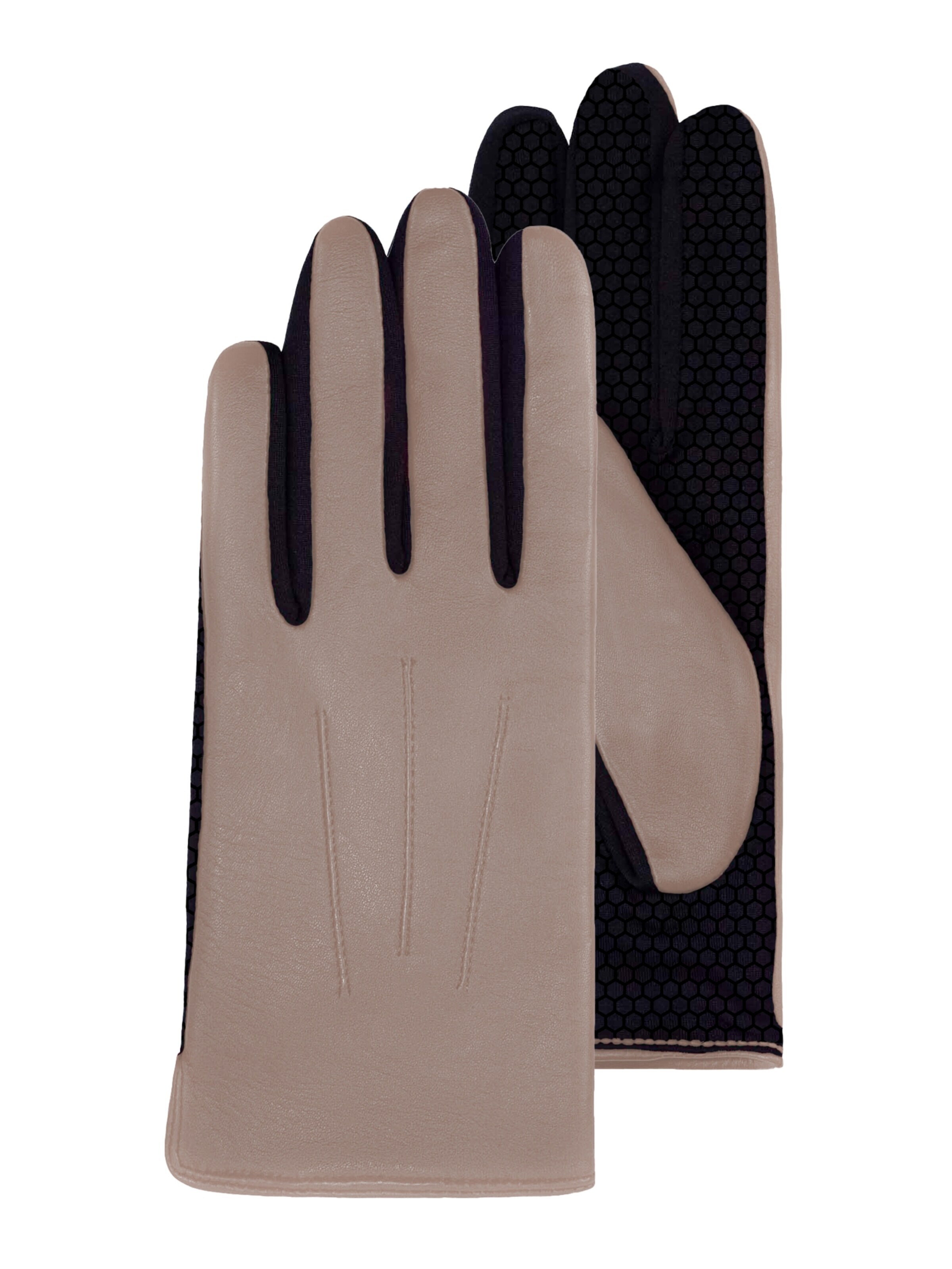 KESSLER Full Finger Gloves in Grey: front