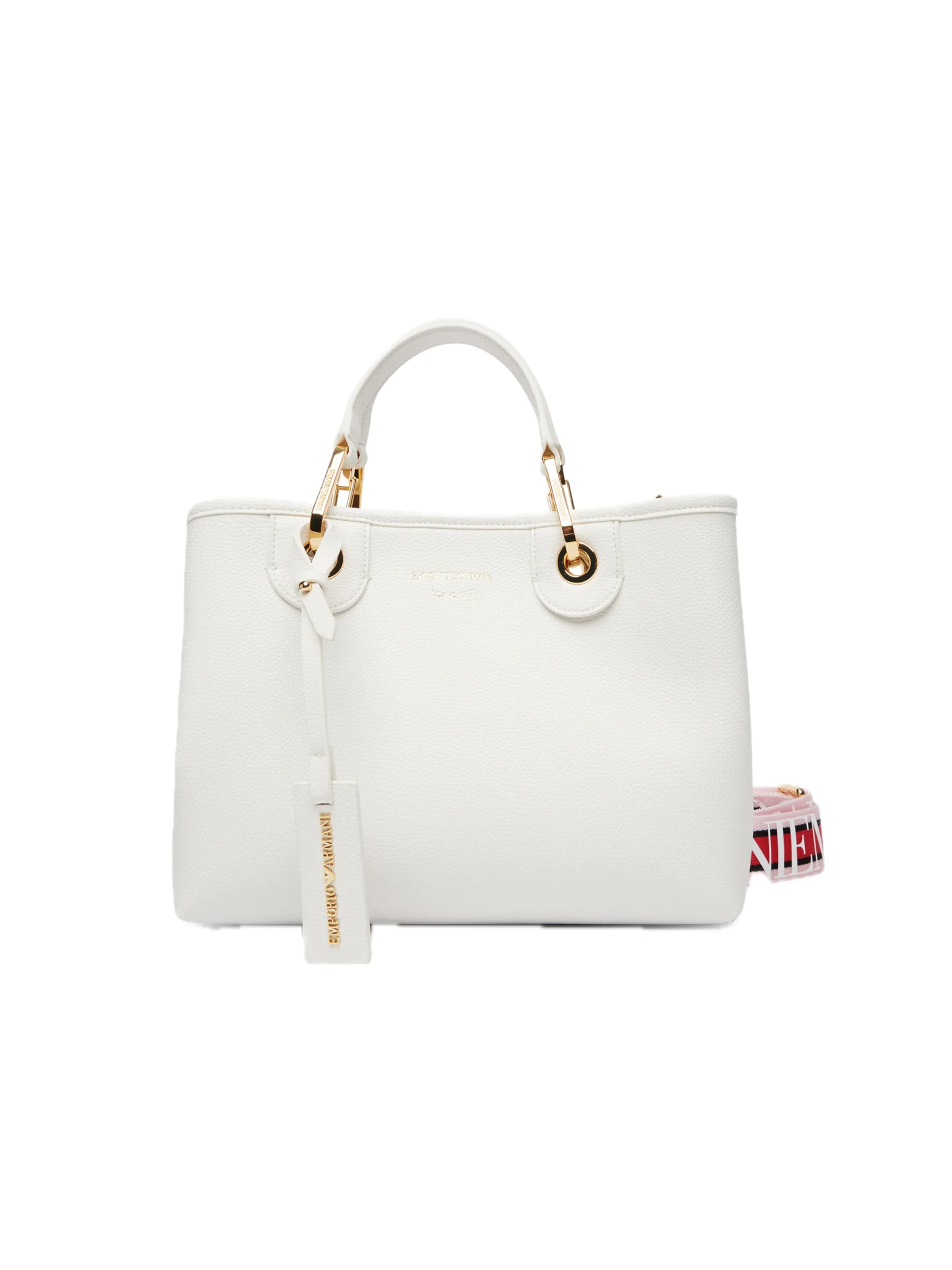 Borsa a mano 'EW000361 AF12103' di Emporio Armani in bianco: frontale