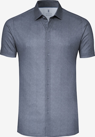 DESOTO Hemd in Blau: Vorderseite