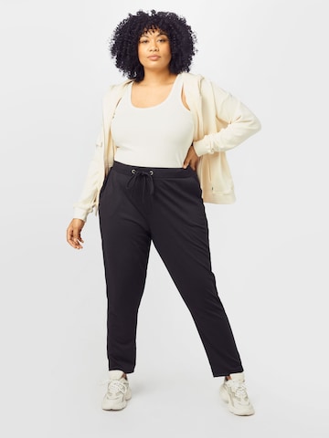 KAFFE CURVE Regular Pants 'Olivia' in Black