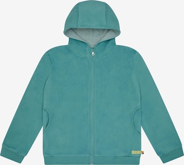 loud + proud Fleecejacke in Grün: Vorderseite