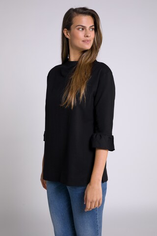 Ulla Popken Sweatshirt in Black: front