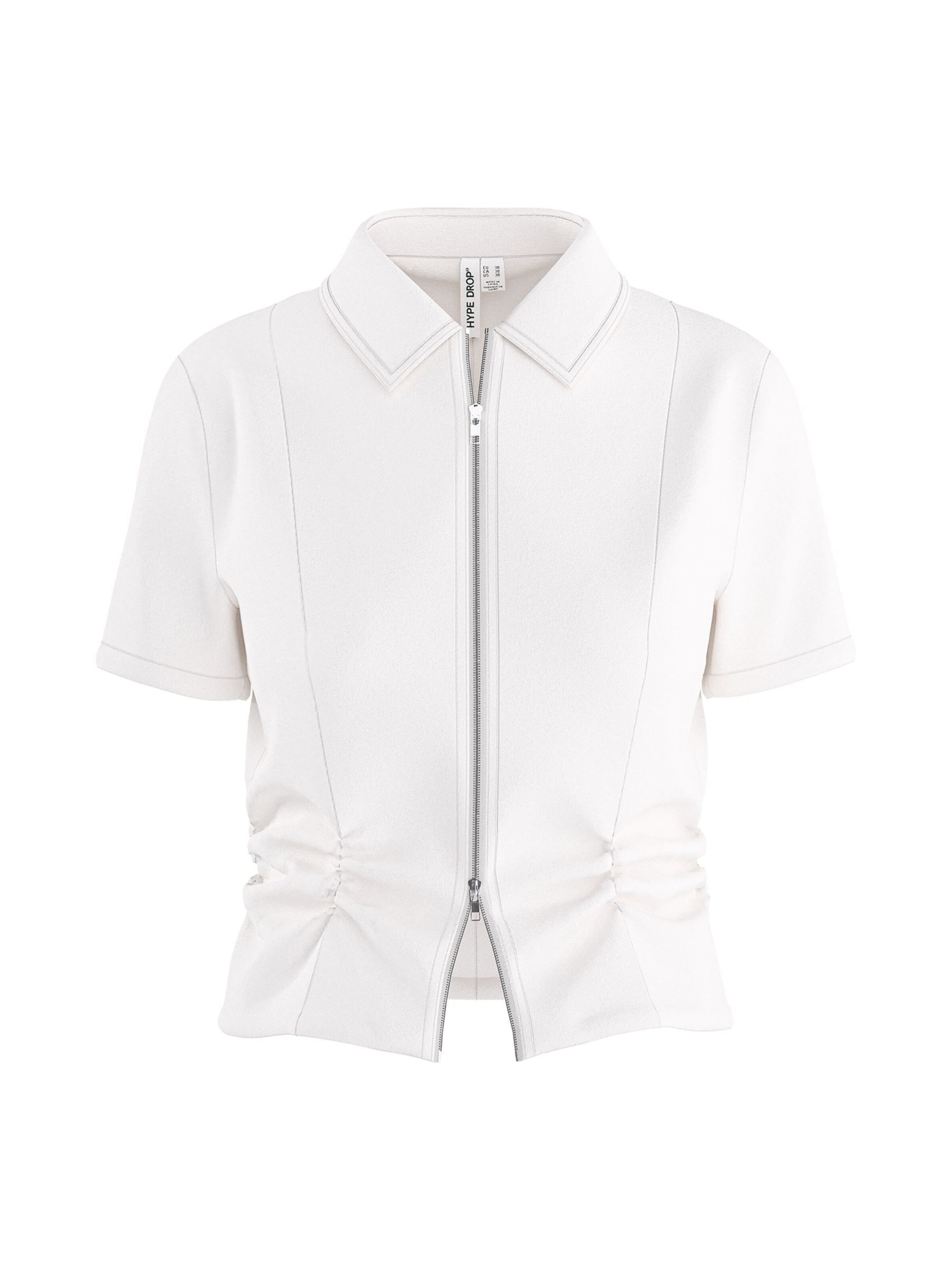 Camicia da donna 'NICOLETTE' di HYPEDROP in bianco: frontale