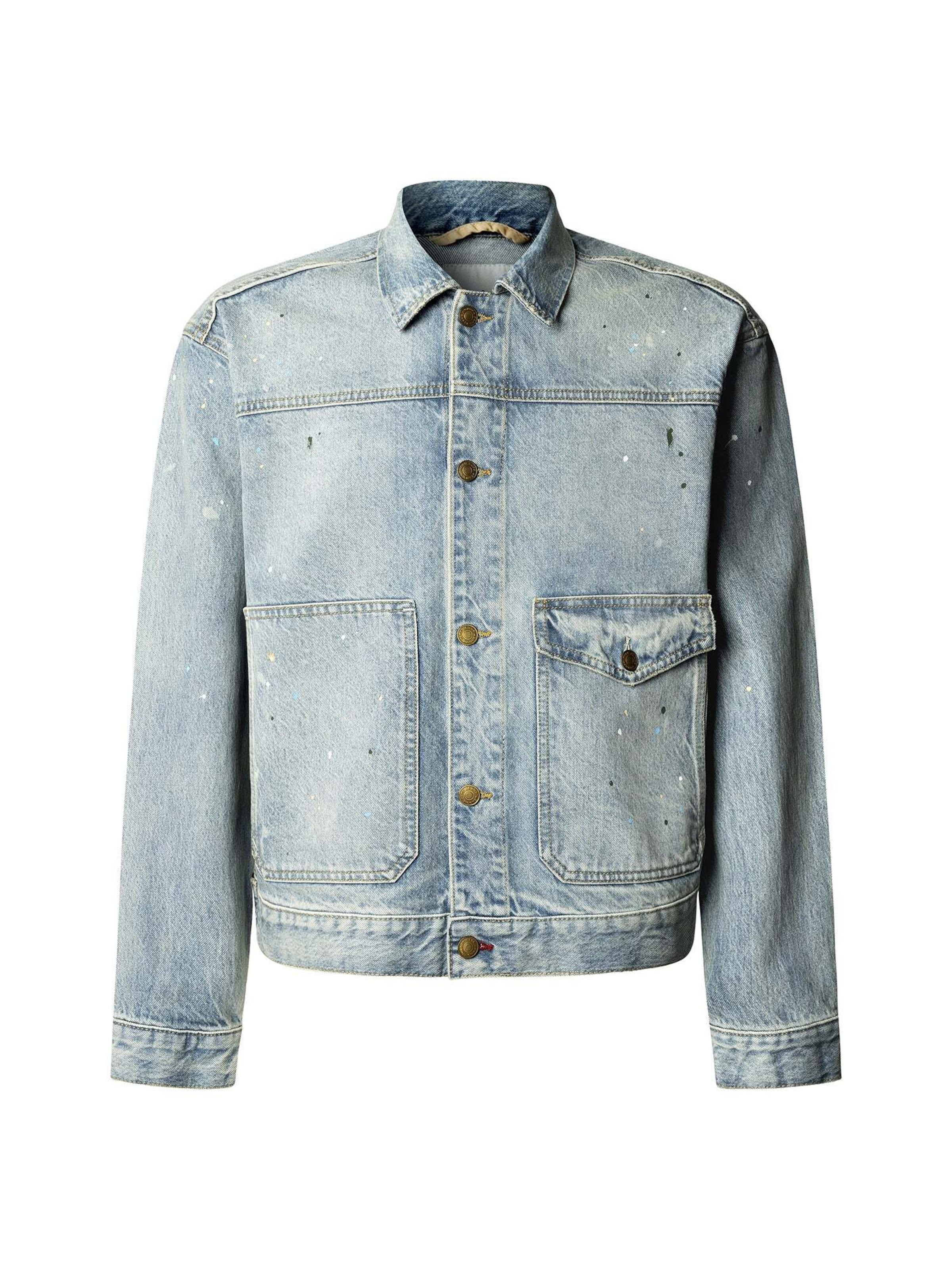 Pepe Jeans Jacke 'Milo' in blue denim, Produktansicht