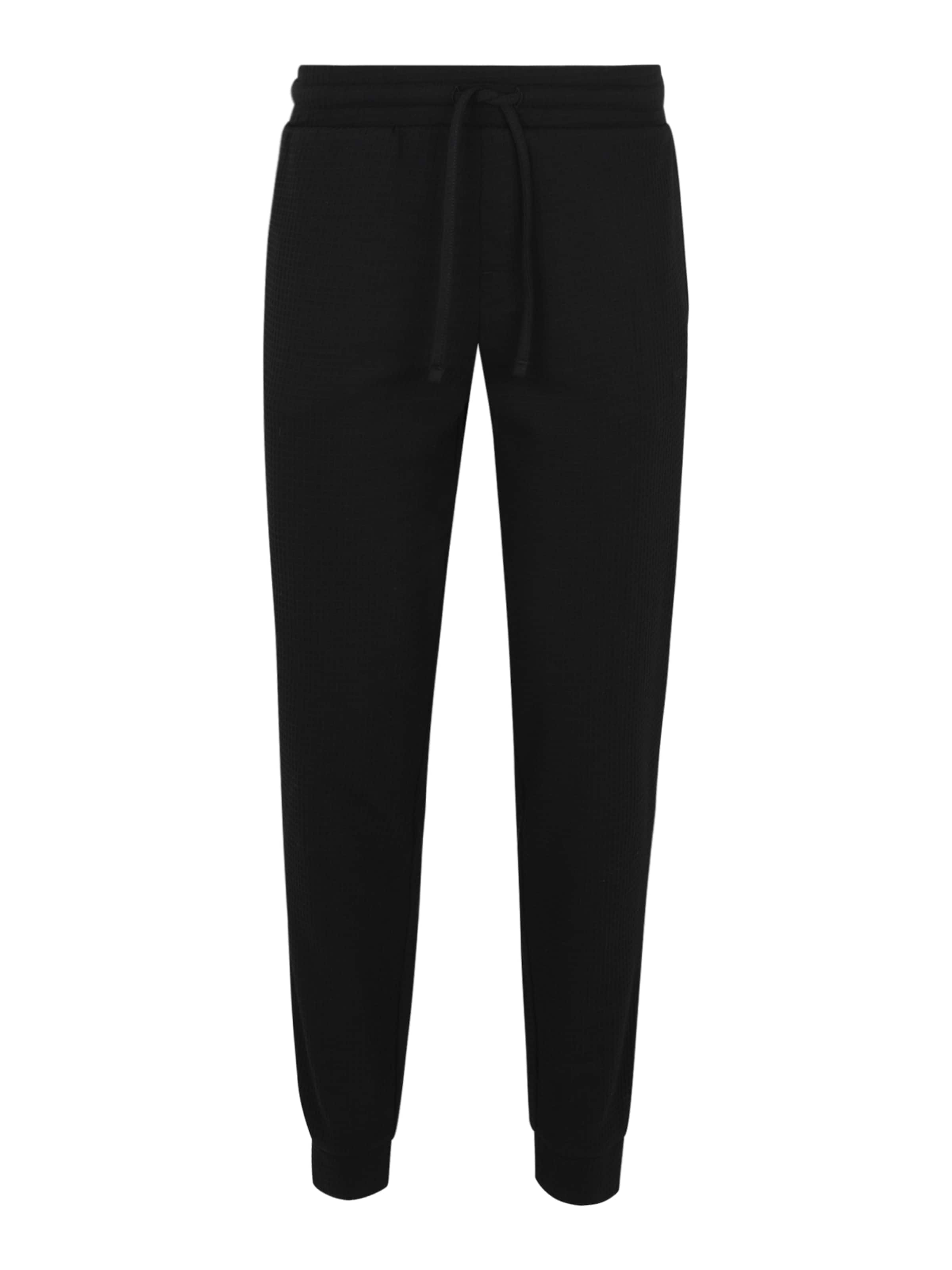 HUGO Pyjamahose 'Austin' in Schwarz: Vorderseite