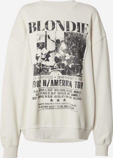 TOPSHOP Sweatshirt 'Graphic License Blondie' i ecru / antracit / svart, Produktvy