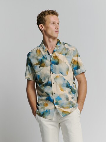 No Excess Regular Fit Hemd in Beige