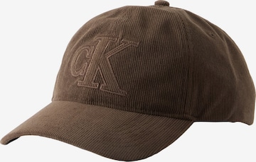 Casquette 'SEASONAL STORY' Calvin Klein en marron : devant