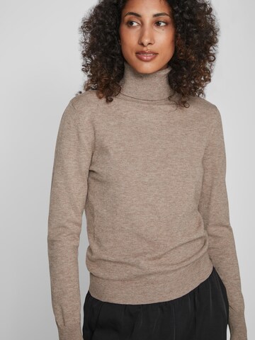 VILA Sweater 'Comfy' in Brown