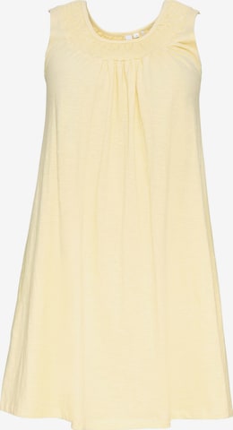 SHEEGO Summer Dress in Yellow: front
