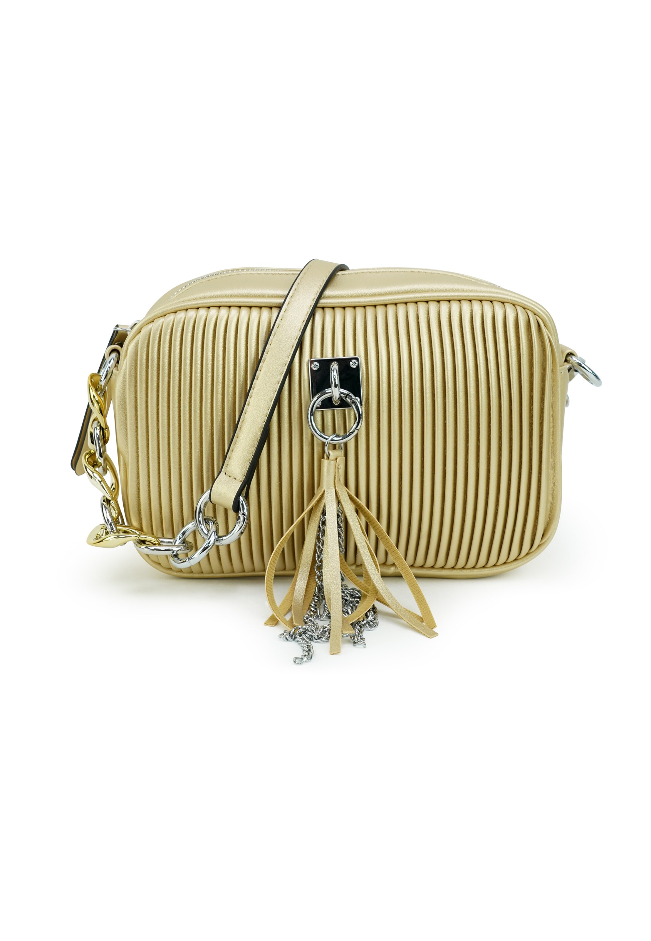 HARPA Schoudertas 'FARIZA' in Goud: voorkant