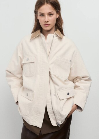 MANGO Between-Season Jacket 'Beyonder' in Beige: front