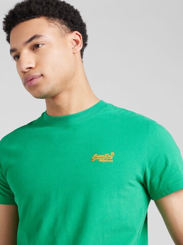 T-Shirt Superdry en vert