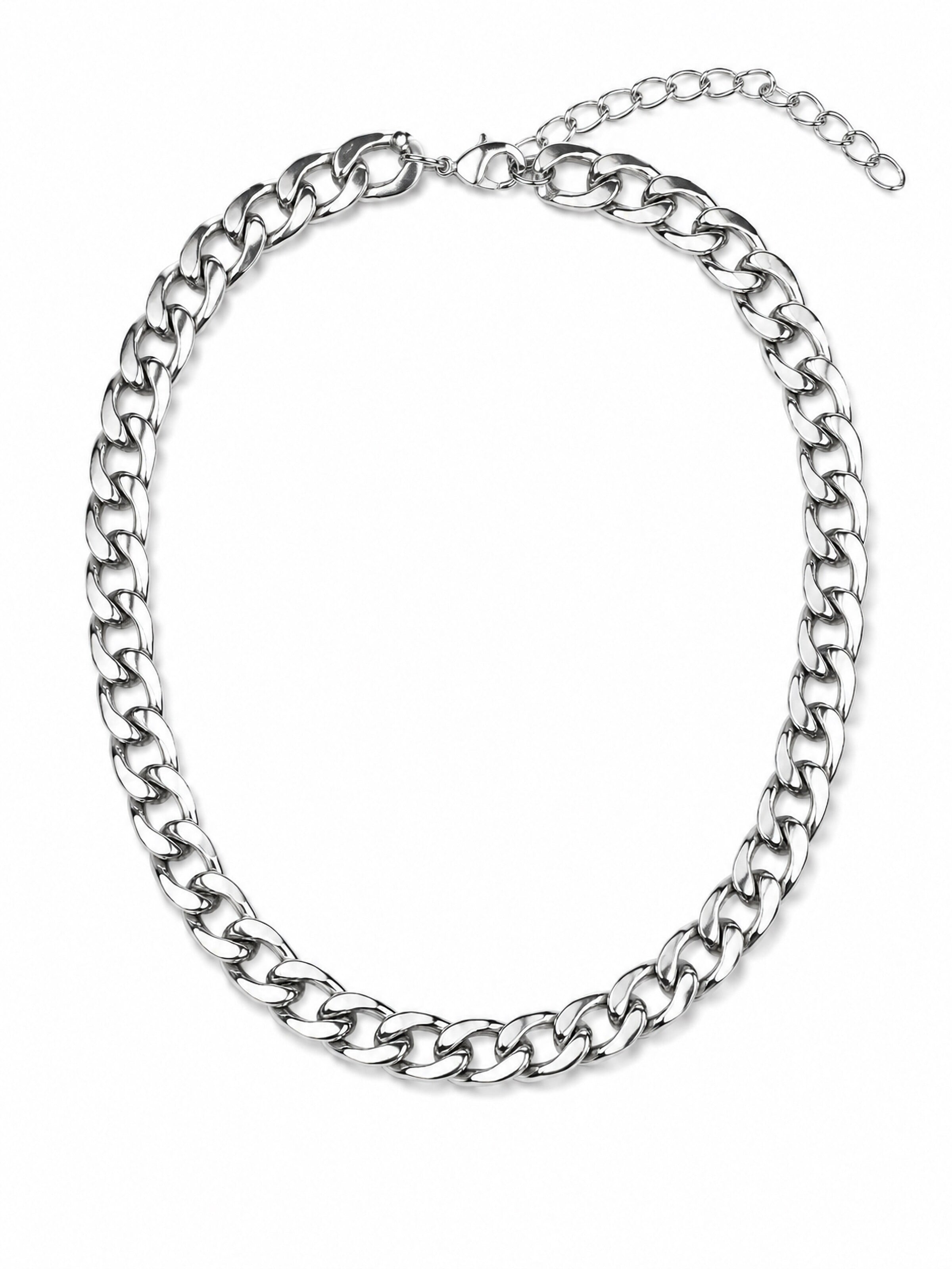 COLLEZIONE ALESSANDRO Necklace 'Lissabon' in Silver: front