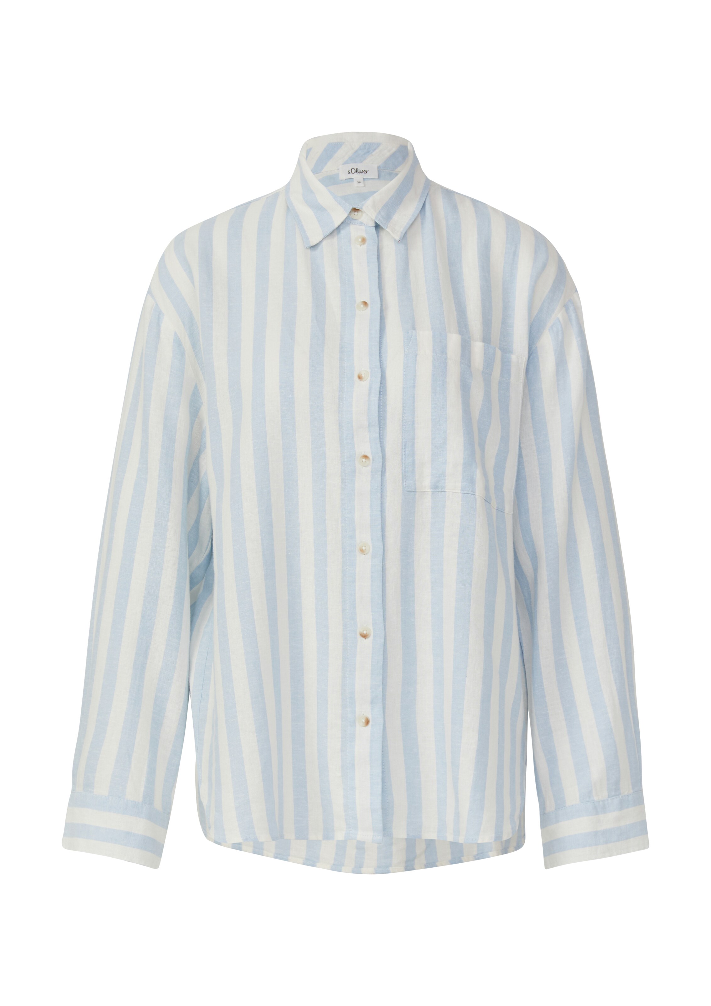 s.Oliver Bluse in Blau: Vorderseite