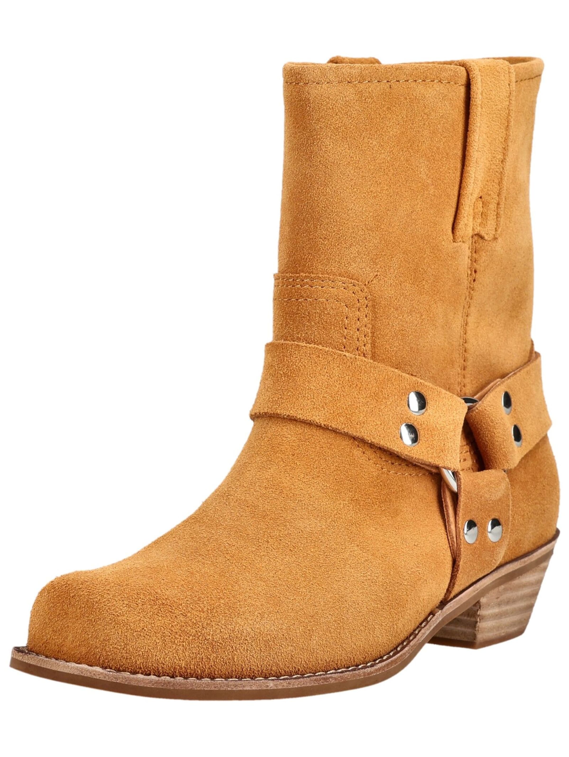 Bottes de cowboy Jeffrey Campbell en orange : devant