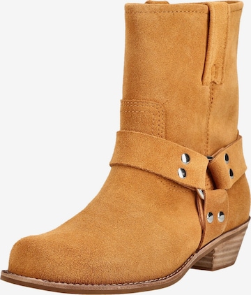 Bottes de cowboy Jeffrey Campbell en orange : devant
