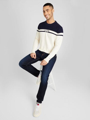 TOMMY HILFIGER Pullover in Beige