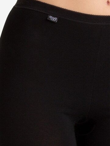 SLOGGI Boyshorts 'SLOGGI Long Slip 3er Pack Basic+' in Black
