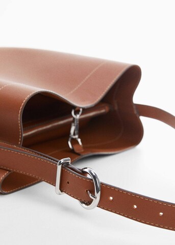 MANGO Shoulder Bag 'Ophelia' in Brown