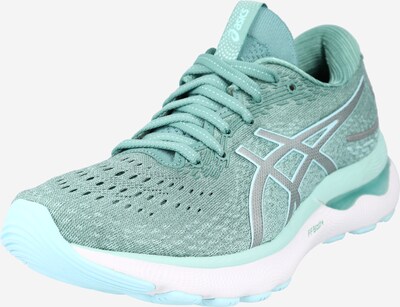 ASICS Chaussure de course 'GEL-NIMBUS 24' en gris / menthe, Vue avec produit