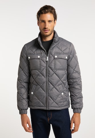 DreiMaster Maritim Between-season jacket in Grey: front