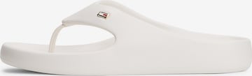 TOMMY HILFIGER T-bar sandals in White: front