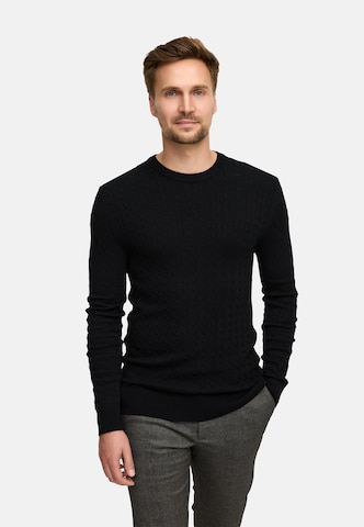 Pull-over 'Camden' JEFF en noir : devant