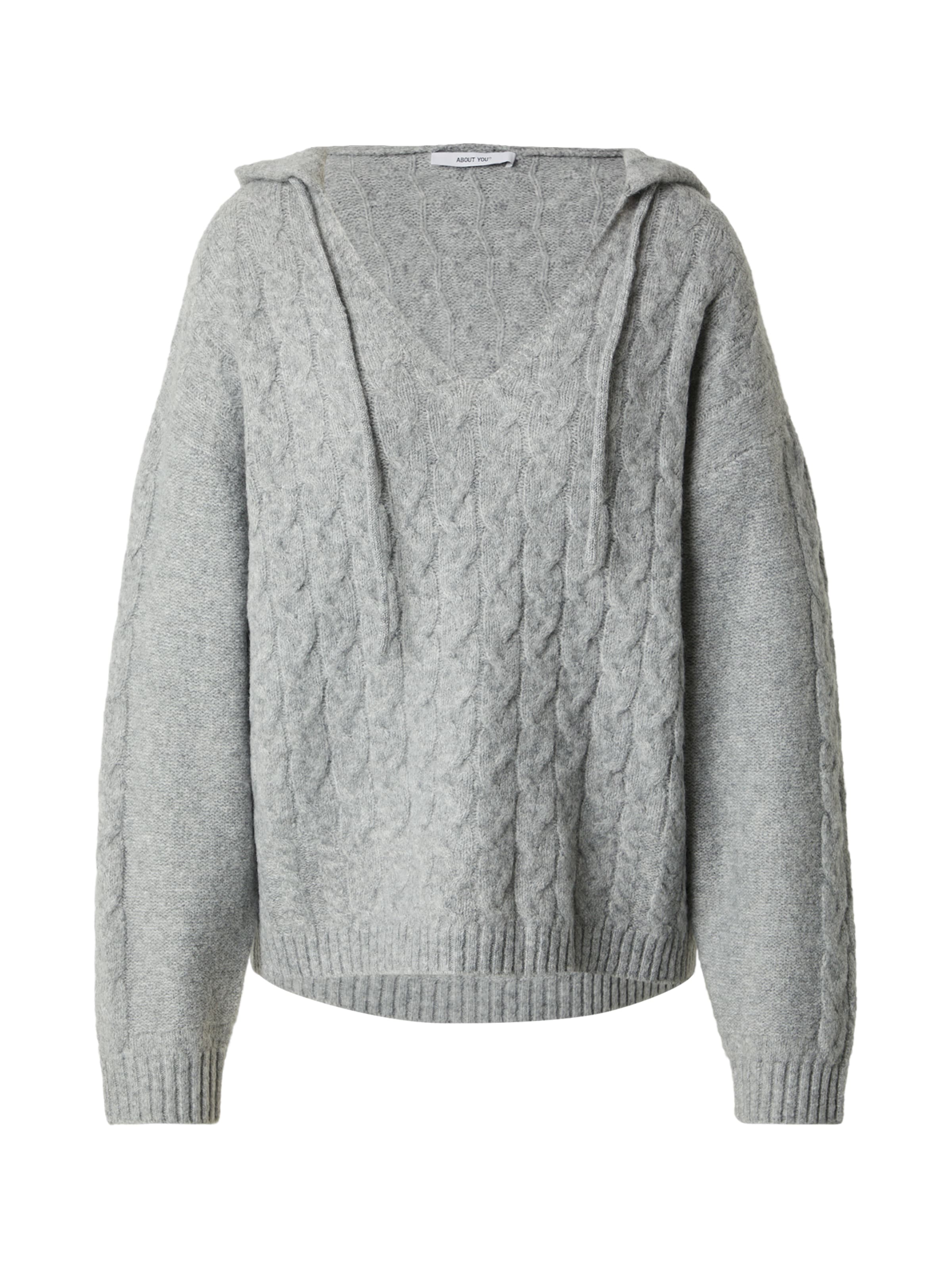 Pull-over 'Silva' ABOUT YOU en gris : devant