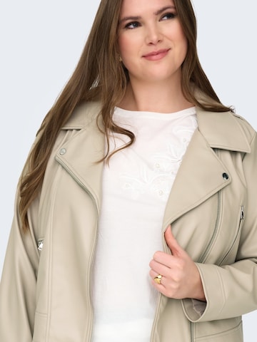 pilka ONLY Carmakoma Demisezoninė striukė 'CARCARMEN'