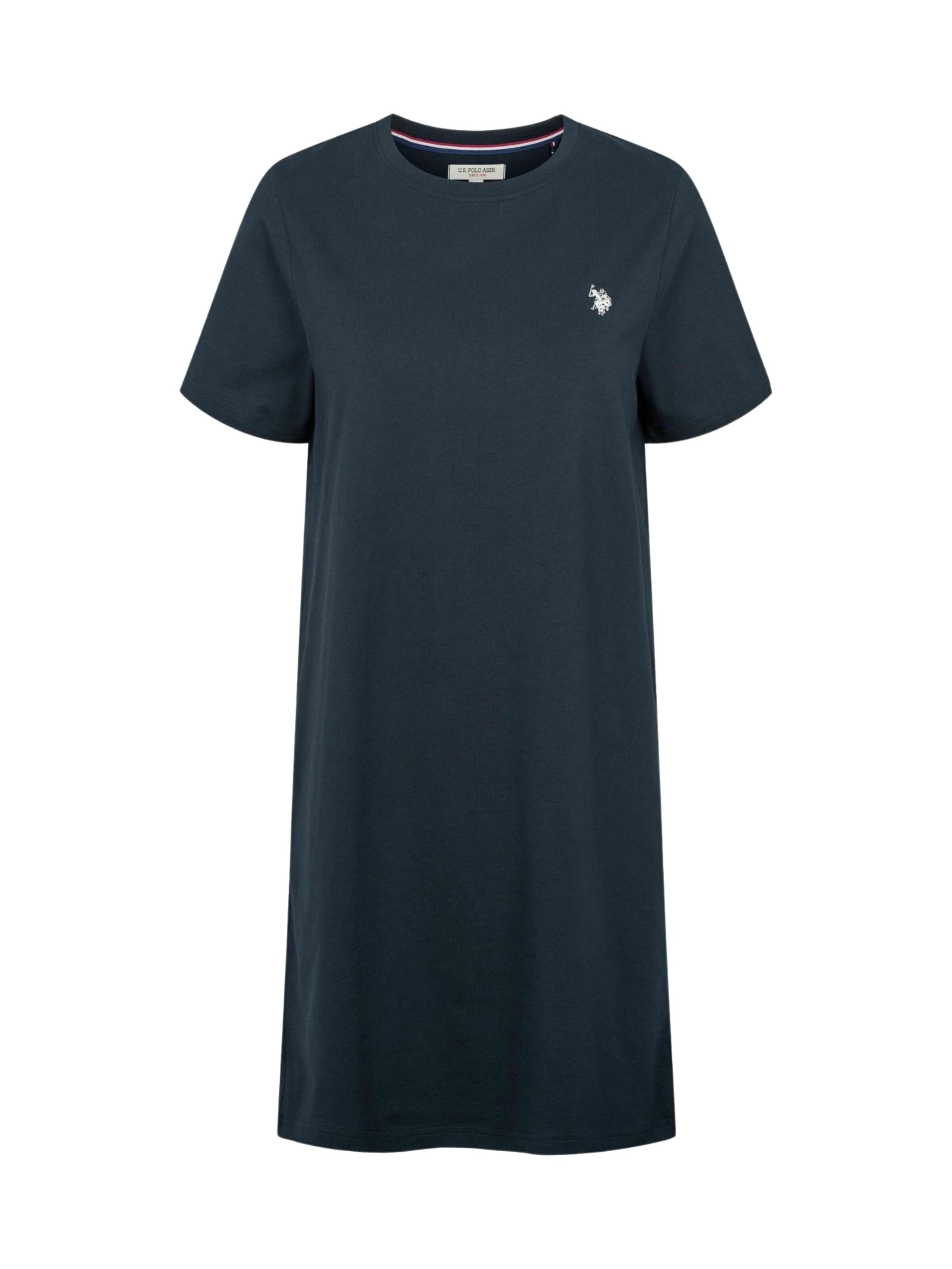 U.S. POLO ASSN. Jurk ' UWMonica Dress ' in Blauw: voorkant
