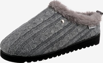 Freyling Slippers in Grey: front