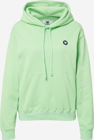 WOOD WOOD Sweatshirt 'Jenn' in Groen: voorkant