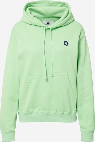 WOOD WOOD Sweatshirt 'Jenn' in Groen: voorkant