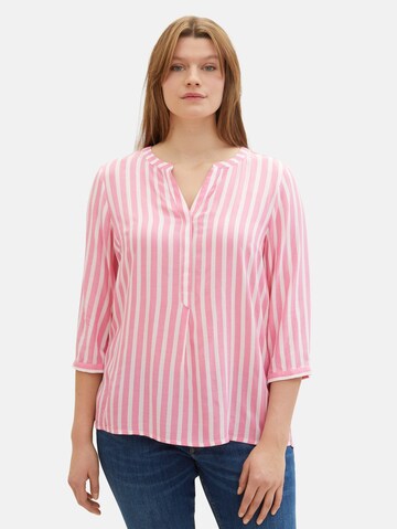 Tom Tailor Women + Bluse in Pink