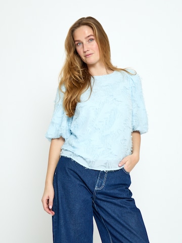 Top 'Kylin Structure' di Peppercorn in blu: frontale