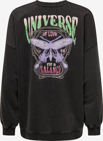 ONLY Sweatshirt 'LUCINDA' in Schwarz