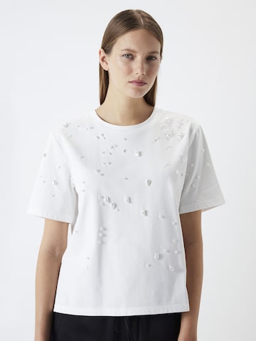 T-shirt Ipekyol en blanc : devant