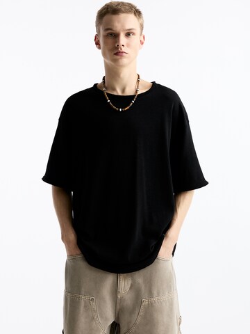 Maglietta di Pull&Bear in nero: frontale