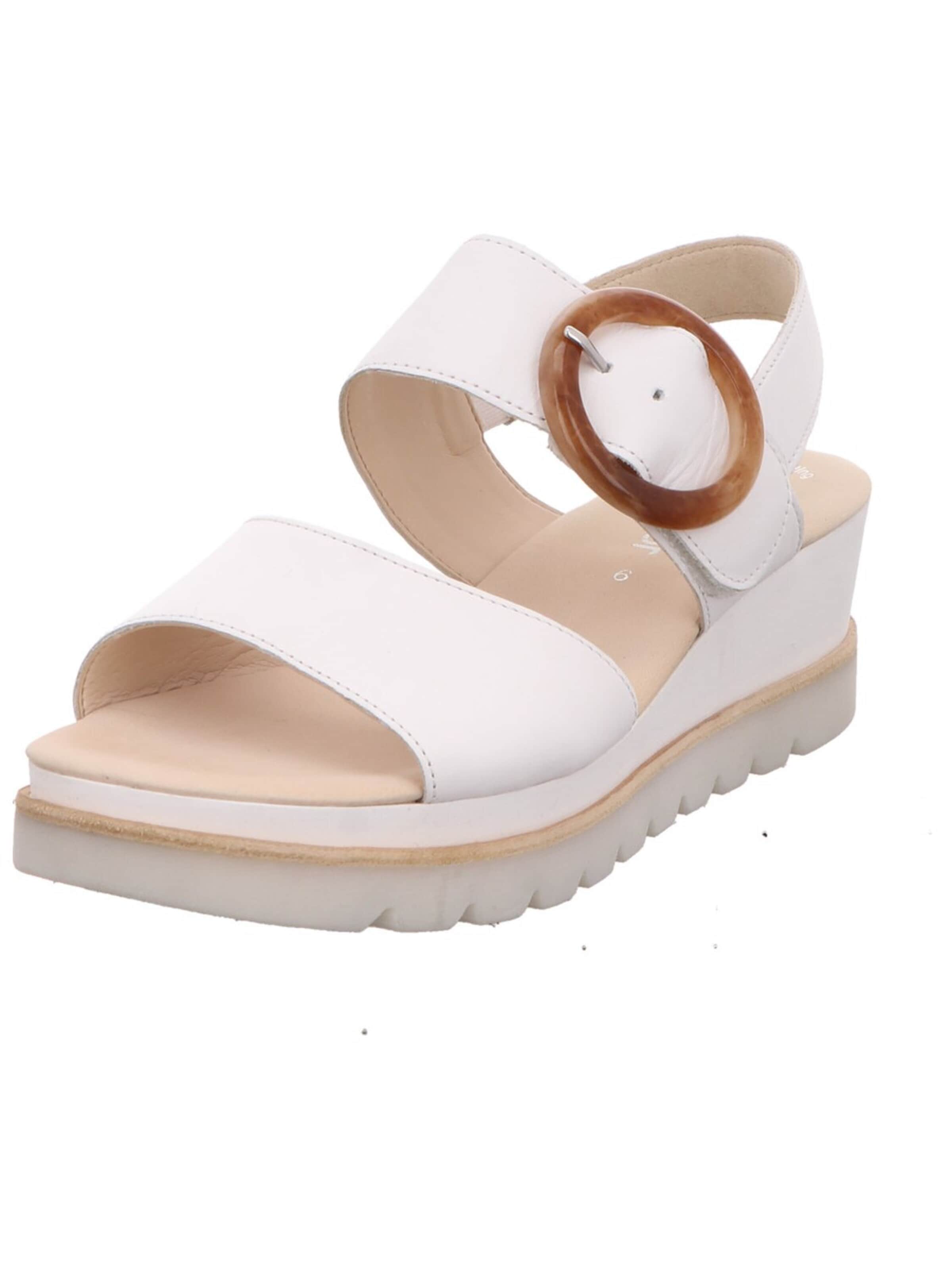 Sandalo di GABOR in bianco: frontale