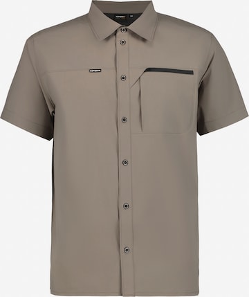 ICEPEAK Comfort fit Performance Shirt in Brown: front