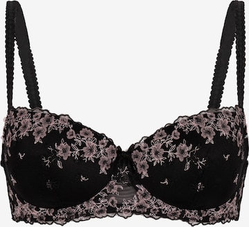 HunkemöllerBalkonet Grudnjak 'Chloe' - crna boja: prednji dio