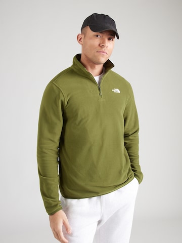 THE NORTH FACE - Pullover desportivo 'GLACIER' em verde: frente