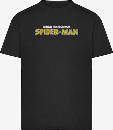 T-Shirt 'Marvel Fiendly Neighborhood Spiderman' Merchcode en noir : devant