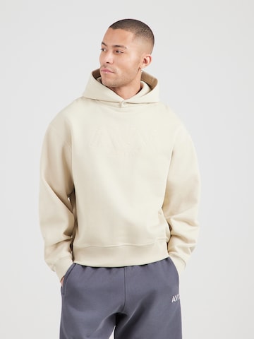 Sweat de sport 'VITAL' Avirex en marron : devant