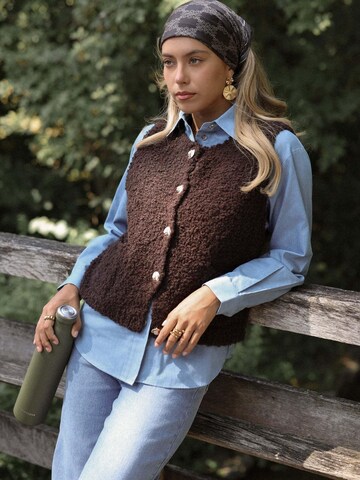 SASSYCLASSY Weste in Braun